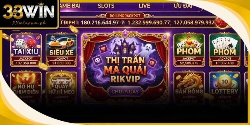 Thành viên đang tham gia trải nghiệm giao diện quay hũ huyền bí trên máy tính